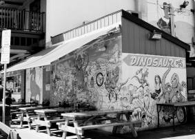 Dinosaur BBQ Mural